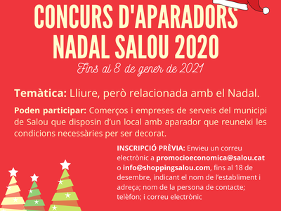 Salou pone en marcha el concurso de escaparates de Navidad 2020
