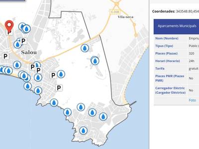 Salou pone en marcha un nuevo servicio de Guía Urbana que permite localizar 10.000 puntos de interés de la ciudad en un plano virtual