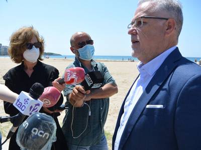Salou presenta un sistema que permitirá controlar la ocupación de las playas