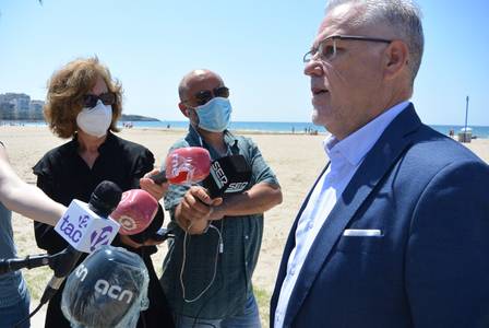 Salou presenta un sistema que permitirá controlar la ocupación de las playas