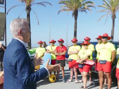 Salou refuerza el servicio de salvamento y socorrismo para garantizar unas playas seguras y de calidad