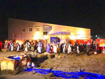 Salou revive el espectáculo de la Navidad con el VIII Pesebre Viviente