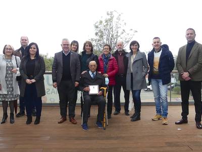 Salou rinde homenaje a Victoriano Morales Cortezón, con motivo de la celebración de sus 100 años de vida