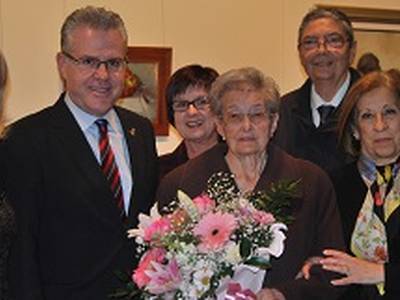 Salou rinde un homenaje a la mujer mayor, Empar Piñol Masip
