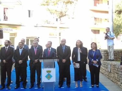 Salou se suma a la celebración de la Fiesta Nacional de Cataluña