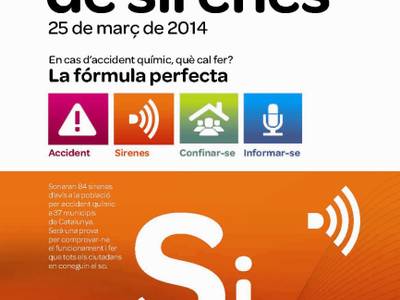 Salou se suma a la prueba de las sirenas de riesgo químico el próximo martes 25 de marzo