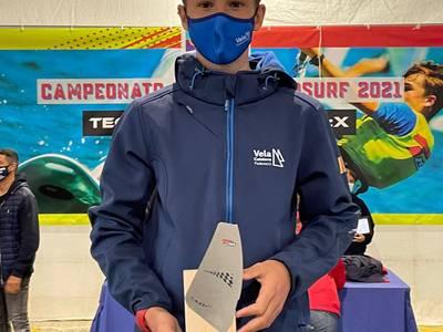 Sandro Portune se proclama subcampeón de España en la clase Techno Juvenil Sub15