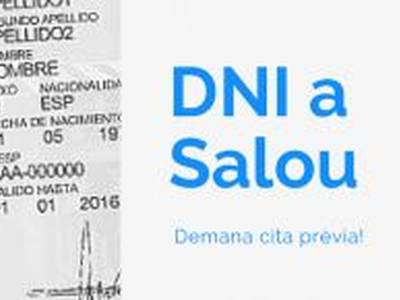 Se abre el plazo para solicitar la renovación del DNI en el Ayuntamiento de Salou