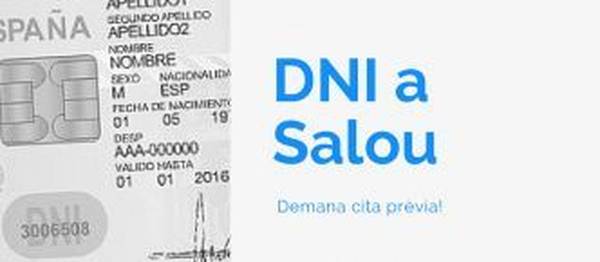 Se abre el plazo para solicitar la renovación del DNI en el Ayuntamiento de Salou