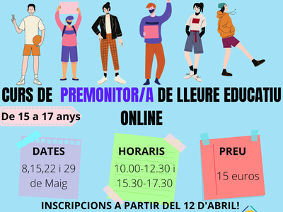 Se abren las inscripciones para dos nuevos cursos online de premonitor y monitor de tiempo libre educativo, en el marco del programa anual de actividades 'Carretera i Manta'