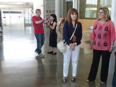 Se inaugura el pasillo del TAS la 2 ª muestra de los trabajos de Bachillerato artístico del IES Jaume I