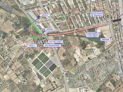 Se inician los procesos de expropiación para la ejecución de las obras del barranco de Barenys y las de la nueva estación de tren de Salou