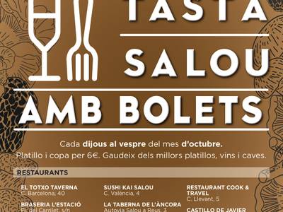 Se reanuda el 'Tasta Salou' con una edición especial dedicada a la seta, a partir de este próximo jueves, 13 de octubre