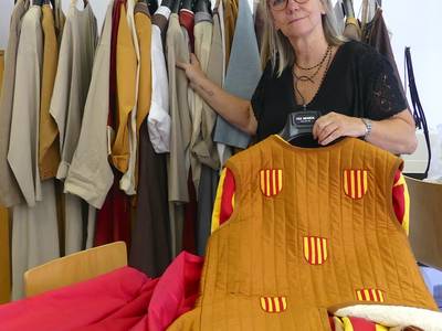 Sílvia Rovira: 'Cosemos los trajes del rey Jaume con rigor histórico'