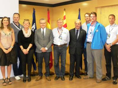 Una delegación de la región de los mil lagos de Finlandia visita Salou con motivo del RallyRACC