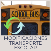 Modificaciones transporte escolar 