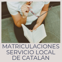 Matriculaciones servicio local de catalán