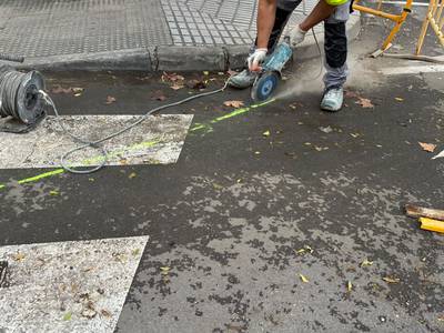 El Ayuntamiento de Salou amplía la acera de la calle Berenguer de Palou y renueva el arbolado y los servicios
